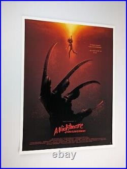 Nightmare On Elm Street Adam Rabalais Red Variant Mondo BNG Poster Print Horror