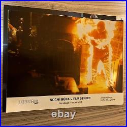 Nightmare On Elm Street Lot Of 12 Lobby Press Photos Chech Lobby Cards Rare 2 3
