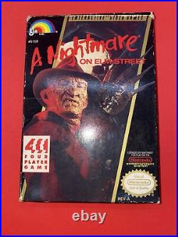 Nightmare On Elm Street (Nintendo NES) Complete in Box All inserts With Protector