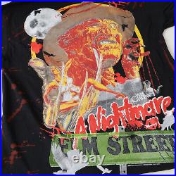 Nightmare On Elm Street Shirt Black XL T Shirt Backstock CO Freddy Krueger Rap