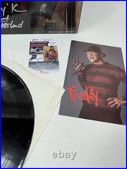Nightmare On Elm Street Signed Record Album Vinyl Robert England JSA Certified