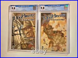 Nightmare On Elm Street Special #1 & Paranoid #1 Blue Foil Edition Cgc9.8