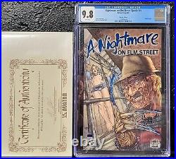 Nightmare On Elm Street Special #1 Royal Blue Foil Avatar 2005 CGC 9.8 COA
