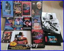 Nightmare On Elm Street VHS Sammlung Konvolut Ultra Selten Freddy Krueger 80s