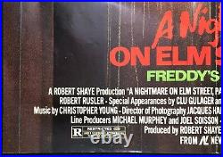 Nightmare on Elm Street 2 ORIGINAL One Sheet Movie Poster Robert England 1985