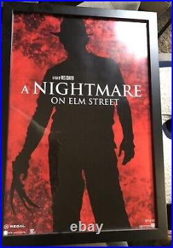 Nightmare on Elm Street Framed Paper Movie Poster MINT CONDITION HORROR