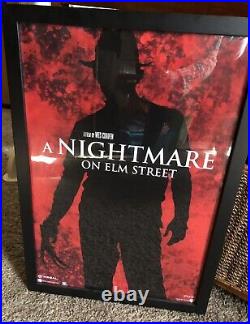 Nightmare on Elm Street Framed Paper Movie Poster MINT CONDITION HORROR