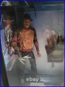 Nightmare on Elm Street Freddy Boogeyman Movie House of Horror Shadowbox Set