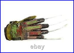 Nightmare on Elm Street Freddy Krueger Signed NECA Metal Glove Robert Englund