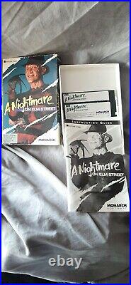 Nightmare on Elm Street Monarch Freddy Krueger Ultra Rare Video game Dos Tandy