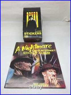 Nightmare on Elm Street Open Box of Stickers With Sticker Book-45 Packs