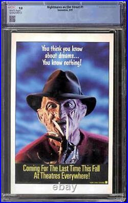Nightmares on Elm Street #1 CGC 9.0 (W) Freddy Krueger Appearance