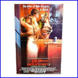 Original Nightmare on Elm Street 2 Movie Poster 1985 One Sheet 41x27