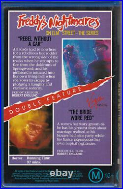 RARE VHS FREDDY'S NIGHTMARE ON ELM STREET THE SERIES'REBEL/BRIDE' Clamshell