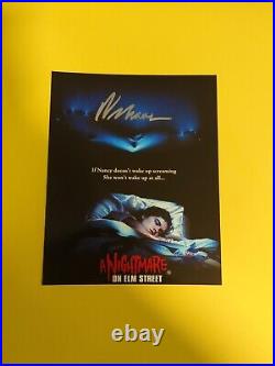 Rare Hand Signed Wes Craven Autograph With COA Nightmare On Elm Street