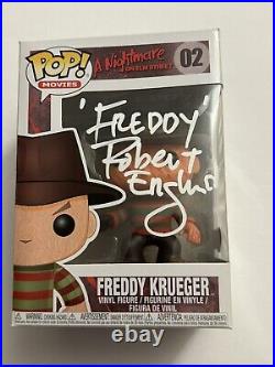 Robert Englund (A Nightmare On Elm Street) Signed Freddy Krueger Pop With BAS COA