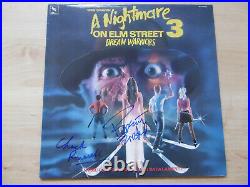 Robert Englund Autogramme signed LP-Cover A Nightmare On Elm Street 3 Vinyl