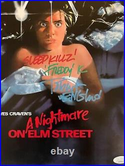 Robert Englund Autographed Signed A Nightmare on Elm Street 11x17 Movie Display