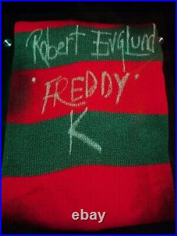 Robert Englund & Freddy Krueger Signed A Nightmare On Elm Street Sweater /Jumper