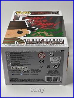 Robert Englund SIGNED Funko Freddy Krueger Nightmare on Elm Street JSA COA #02