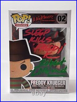 Robert Englund SIGNED Funko Freddy Krueger Nightmare on Elm Street JSA COA #02