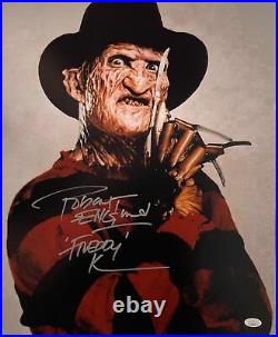 Robert Englund Signed 16x20 Photo Nightmare on Elm Street Autographed JSA COA 2