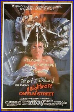 Robert Englund Signed A Nightmare On Elm Street 11x17 Movie Poster Cert HOLOGRAM