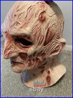 Robert Englund Signed A Nightmare on Elm Street Freddy Krueger Mask RARE Inscrip