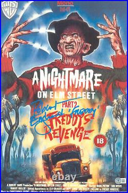 Robert Englund Signed Autograph A Nightmare On Elm Street 2 12x18 Photo Beckett