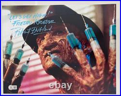 Robert Englund Signed Nightmare On Elm Street Freddy 11x14 Photo Bas Beckett