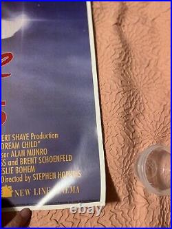 Robert Englund signed Freddy Krueger 36x24 Poster Nightmare Elm Street 5 COA
