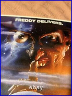 Robert Englund signed Freddy Krueger 36x24 Poster Nightmare Elm Street 5 COA