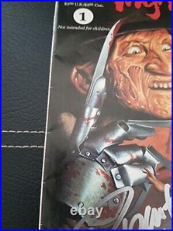 Signed Robert Englund Nightmare on Elm Street no. 1 Comic- certified