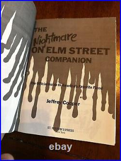 The Nightmare On Elm Street Companion Book By Jeffrey Cooper