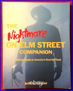 The Nightmare On Elm Street Companion by Jeffrey Cooper (1st Ed, 1987) RARE