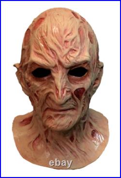 Trick or Treat Nightmare on Elm Street Part 4 Deluxe Freddy Latex Mask + Hat