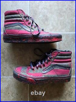 Vans Sk8-Hi Nightmare On Elm Street Freddy Krueger House of Terror Shoes