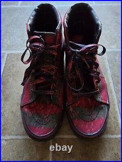 Vans Sk8-Hi Nightmare On Elm Street Freddy Krueger House of Terror Shoes