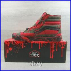Vans x Horror Sk8-HI Freddy Krueger Nightmare On Elm Street Size 11.5 Mens NEW