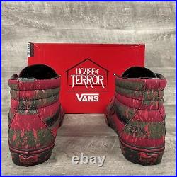 Vans x Nightmare on Elm Street House of Terror SK8-HI Freddy Krueger Men's 12