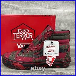 Vans x Nightmare on Elm Street House of Terror SK8-HI Freddy Krueger Men's 12