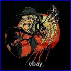 Vintage 1988 Freddy Krueger Nightmare On Elm Street 4 Movie Promo T Shirt L