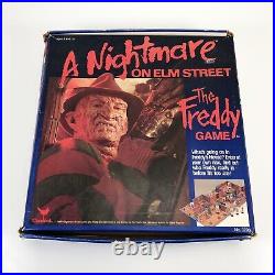 Vintage 1989 A NIGHTMARE ON ELM STREET The Freddy Board Game