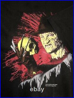 Vintage Freddy Krueger Nightmare on Elm Street Promo T Shirt 1984