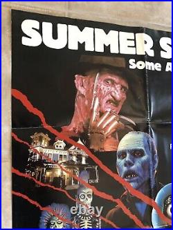 Vintage Nightmare On Elm Street Friday The 13th horror movie video VHS poster