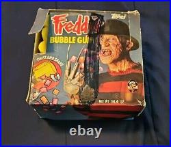 Vintage Topps 36 Count Freddy Krueger Nightmare On Elm Street Bubble Gum