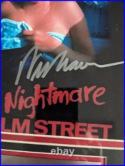 Wes CRAVEN Signed 8x10 Photo FRAMED Nightmare on Elm Street BAS COA9/