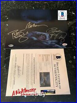 Wes Craven Signed Nightmare On Elm Street Signed 11x14 Bas Coa Beckett B